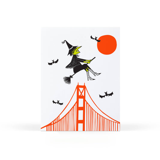 Sweet Bippy Press - Broomsticks and Bridges Greeting Card