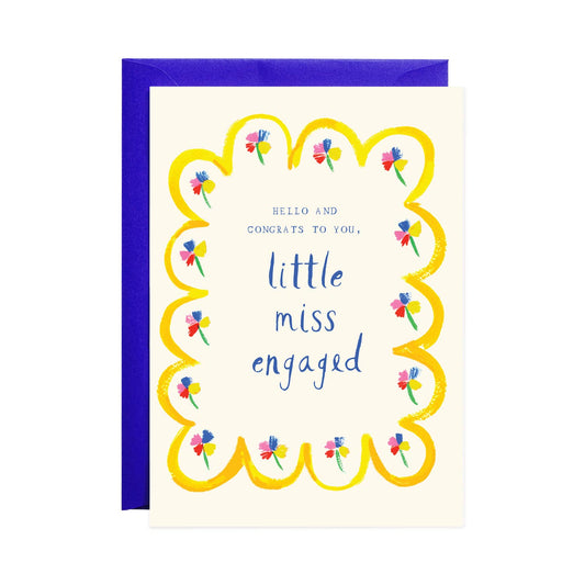 Mr. Boddington's Studio - Little Miss Engaged - Greeting Card