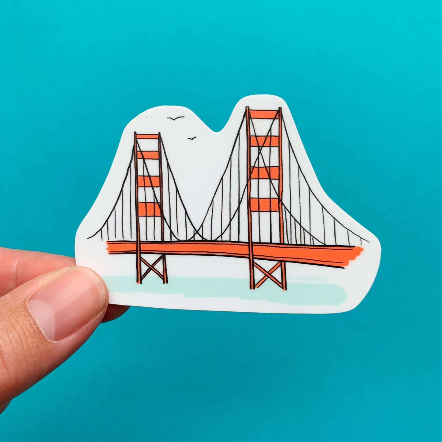 Maison Chanamon - Golden Gate Bridge San Francisco Sticker