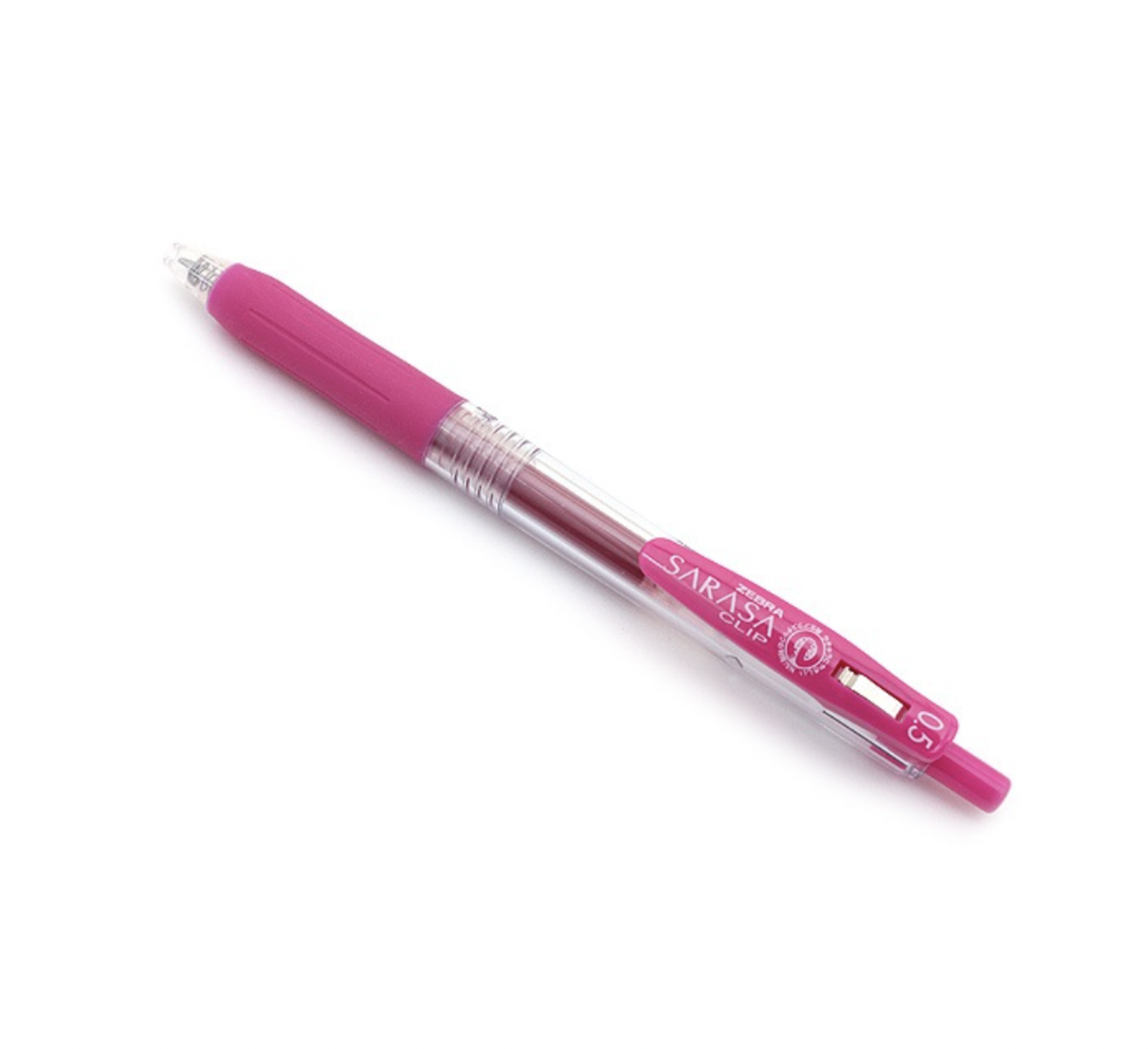 Zebra Sarasa Clip Gel Retractable 0.5mm Pen - Magenta Pink