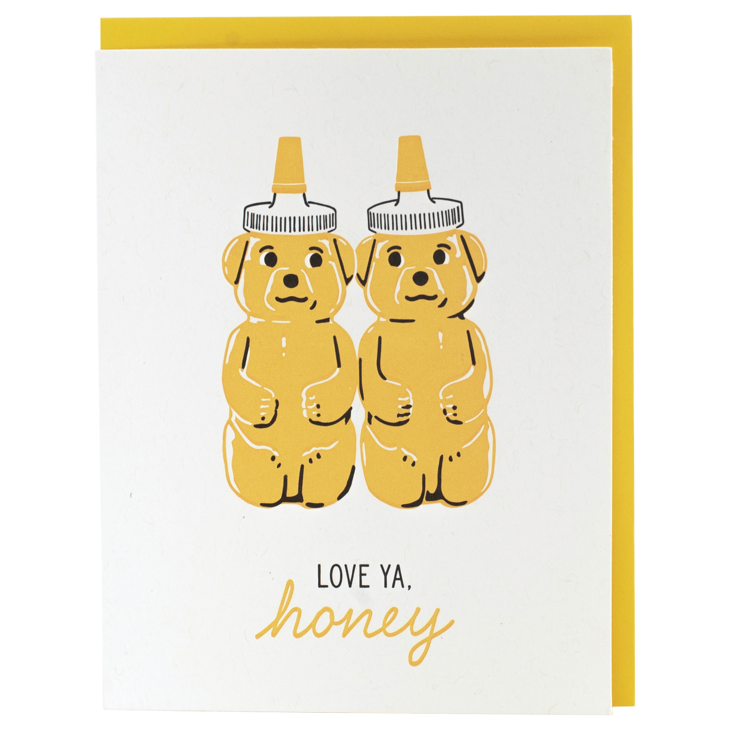 Smudge Ink - Honey Bears Love Card