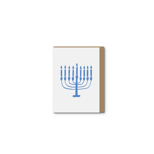 Sweet Bippy Press - Mini Menorah Greeting Card