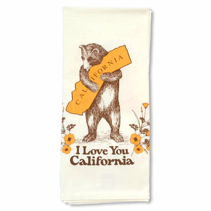 SF Mercantile - California Bear & Poppy Tea Towel