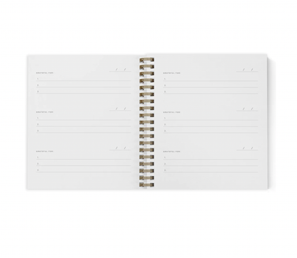 Ramona & Ruth - Mini Gratitude Journal in Chalk White