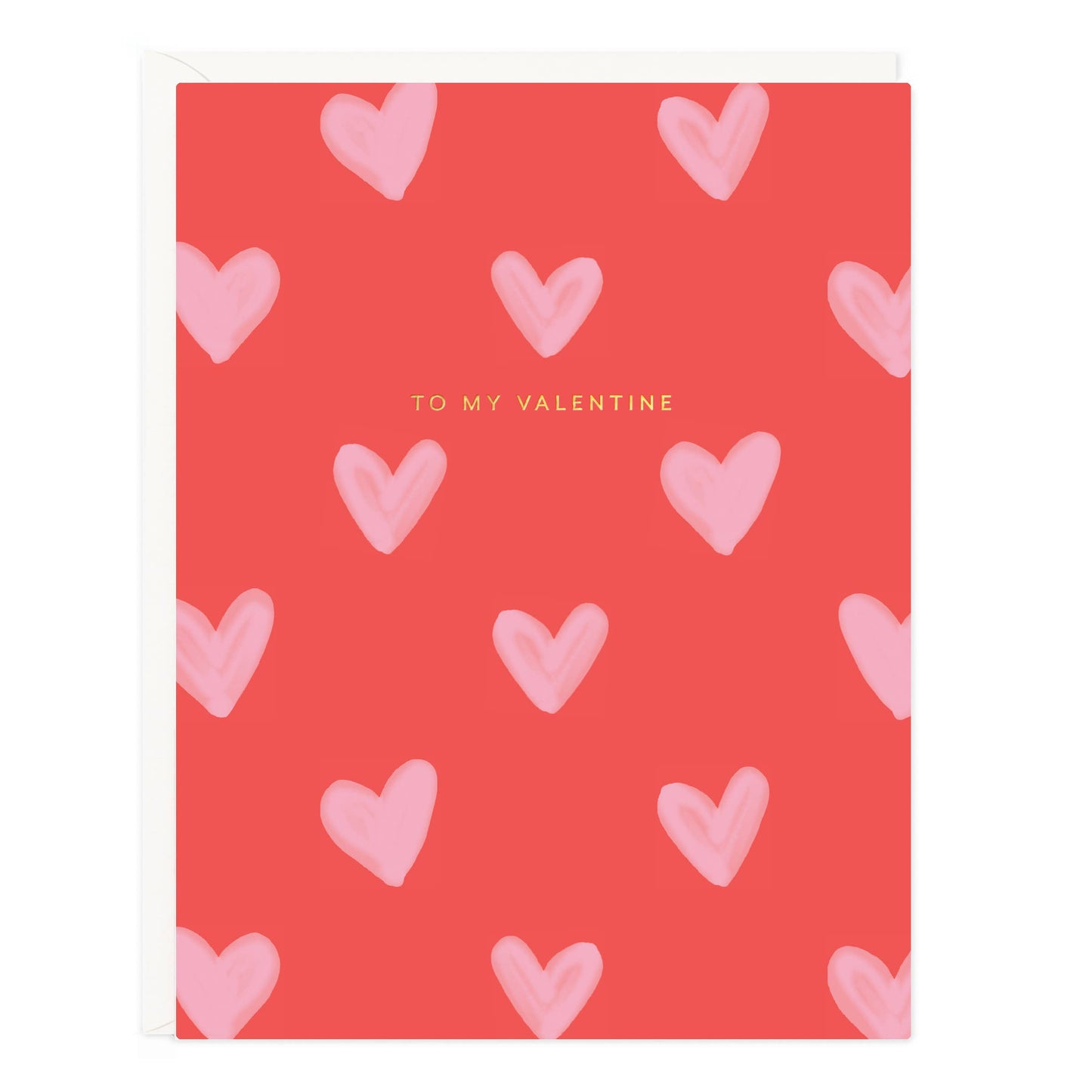 Ramona & Ruth - My Valentine Pink Hearts Card