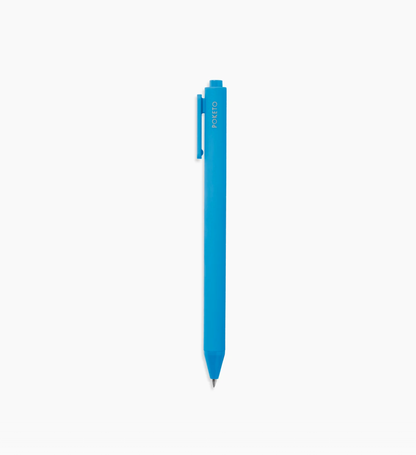 Poketo - Vivid Gel Pen - Light Blue - Black Ink