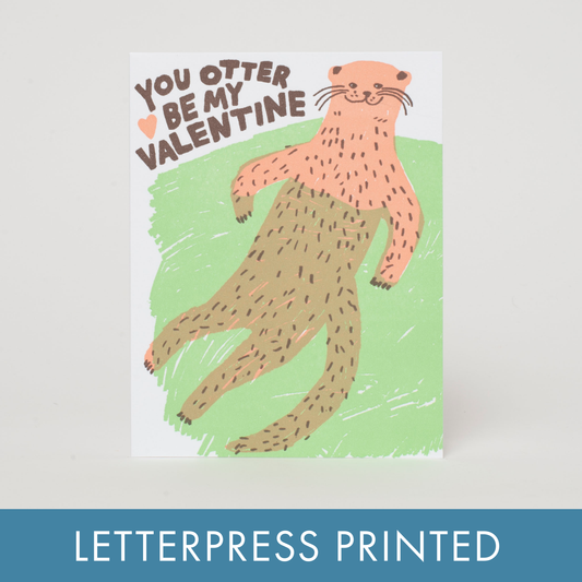 Egg Press - Otter Be My Valentine L