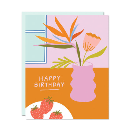 Odd Daughter - Birds of Paradise - Birthday Card