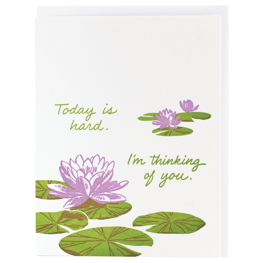 Smudge Ink - Lily Pads Support Card