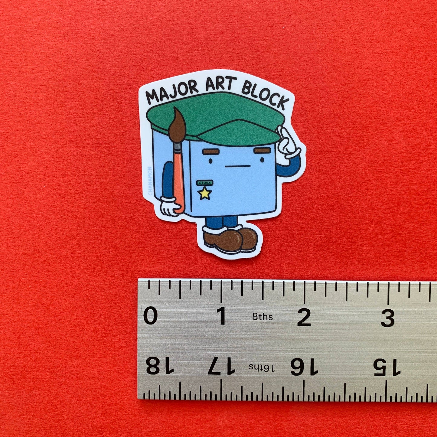 Maison Chanamon - Major Art Block Sticker