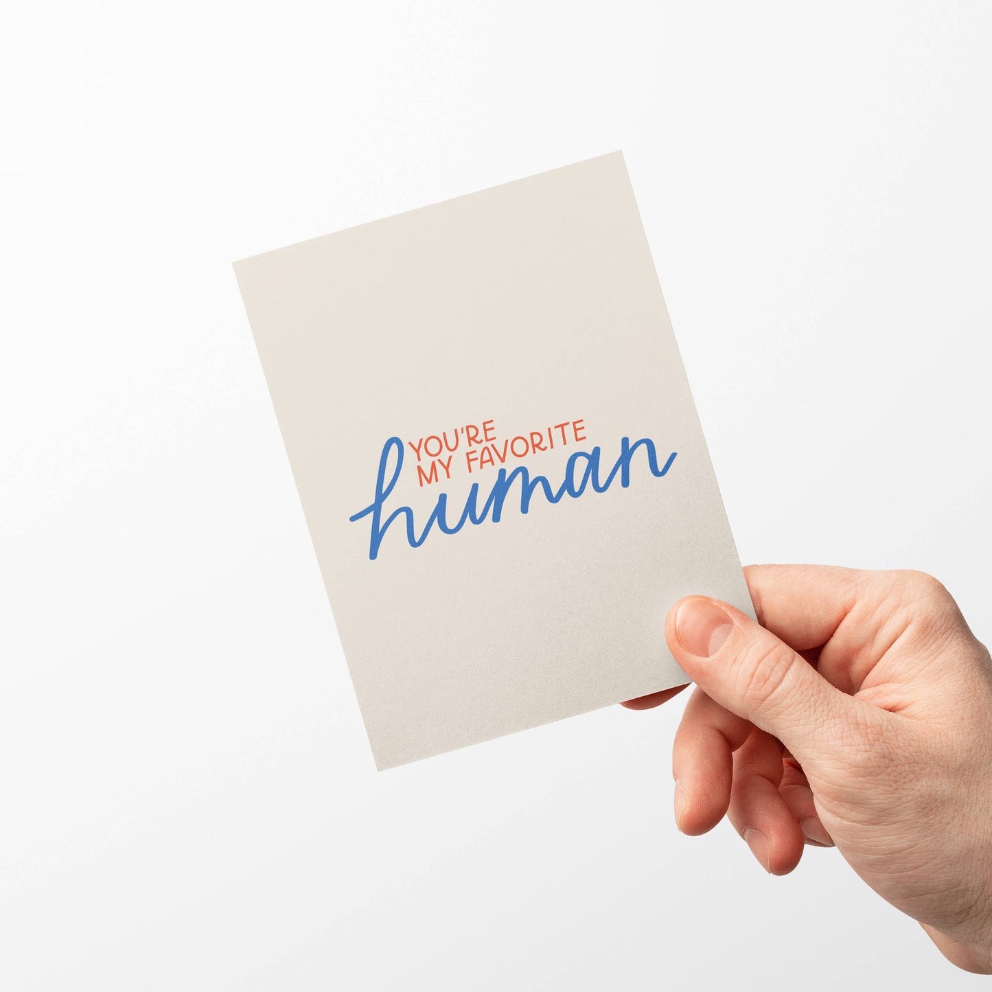 Just Follow Your Art - Favorite Human Card