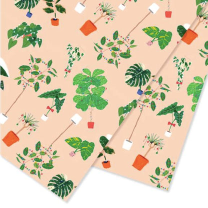 Carolyn Suzuki - Botanical Xmas - Rolled Gift Wrap