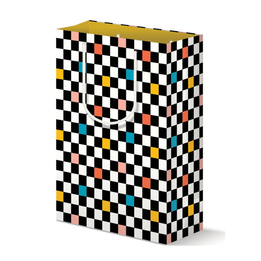 MELLOWWORKS - COLOR POP CHECKERBOARD GIFT BAG