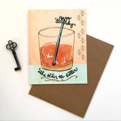 Cynla - Whiskey Birthday Card