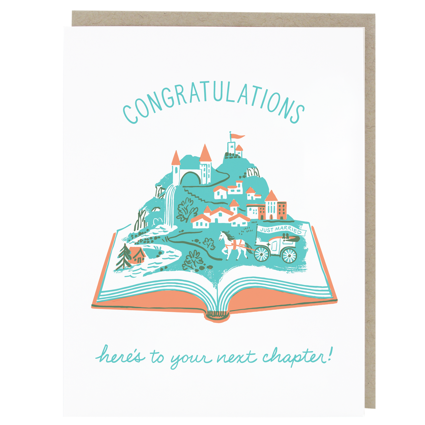 Smudge Ink - Storybook Wedding Card