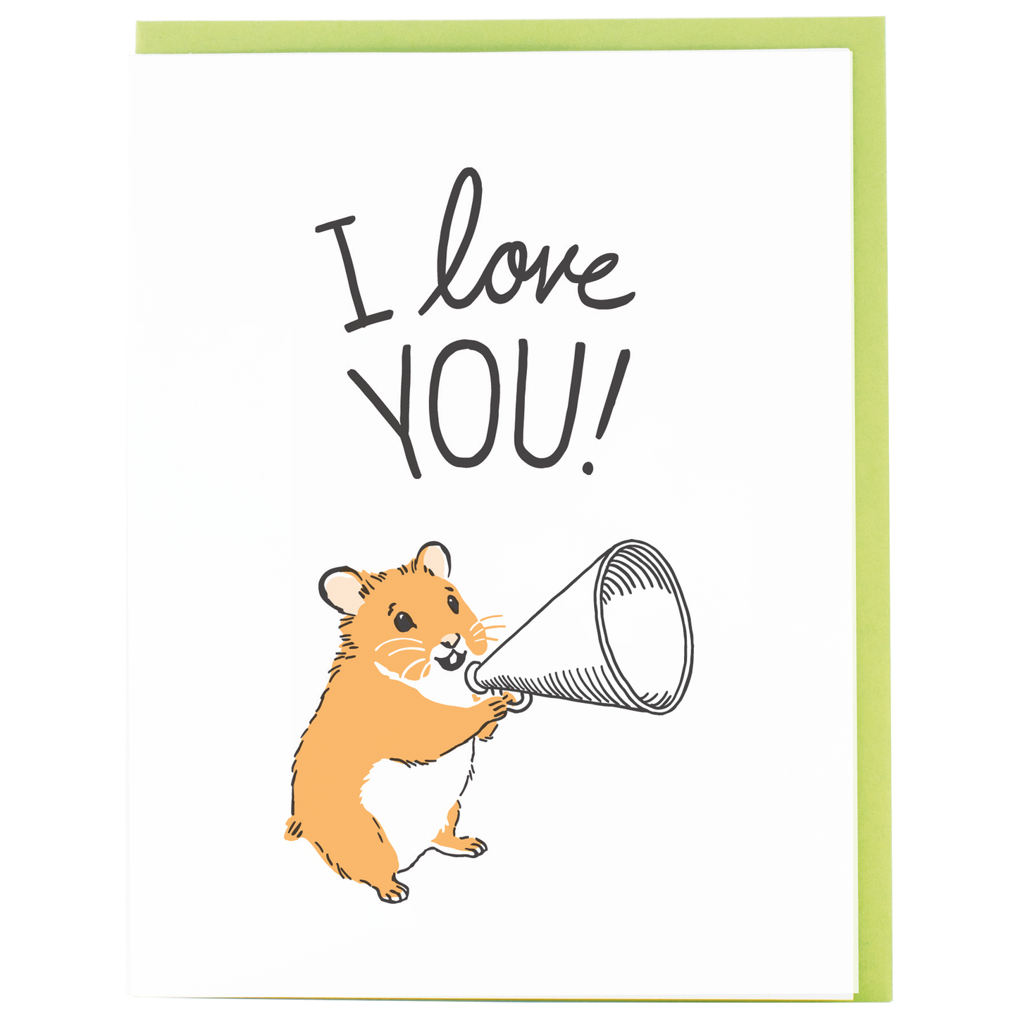 Smudge Ink - Hamster Love Card