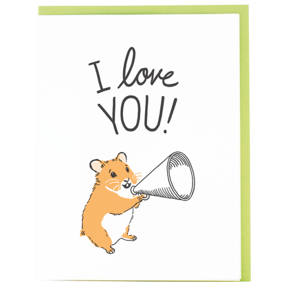 Smudge Ink - Hamster Love Card