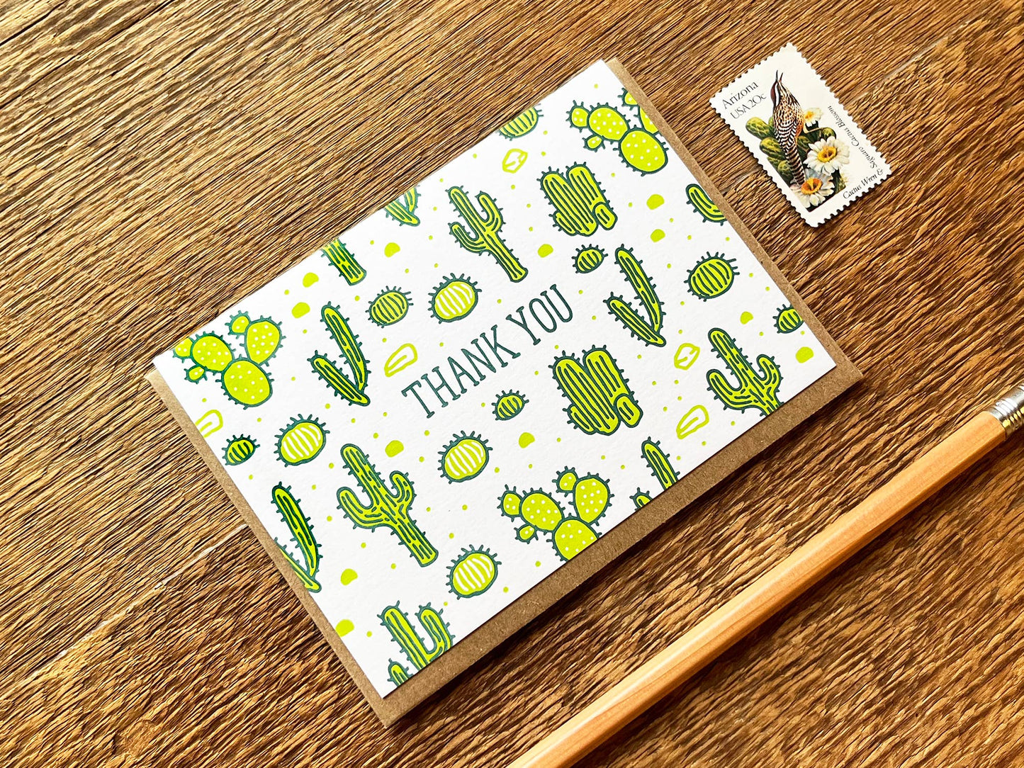 Noteworthy Paper - Cactus Thank You Card: Boxed Set of 6