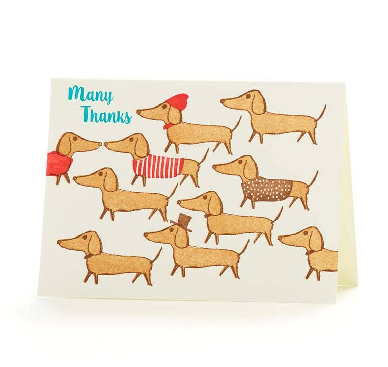 Ilee Papergoods - Dachshund Notecard