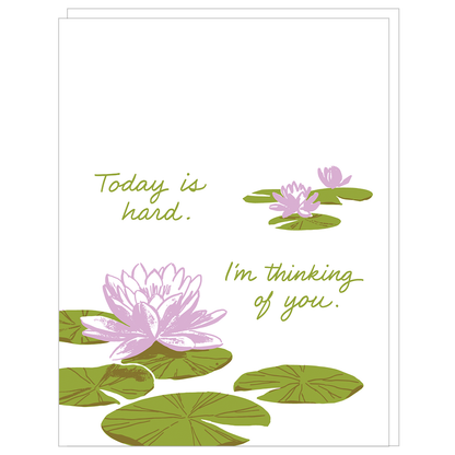 Smudge Ink - Lily Pads Support Card