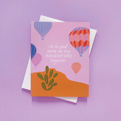 Odd Daughter - Adventure Together - Love & Friendship or Anniversary Card