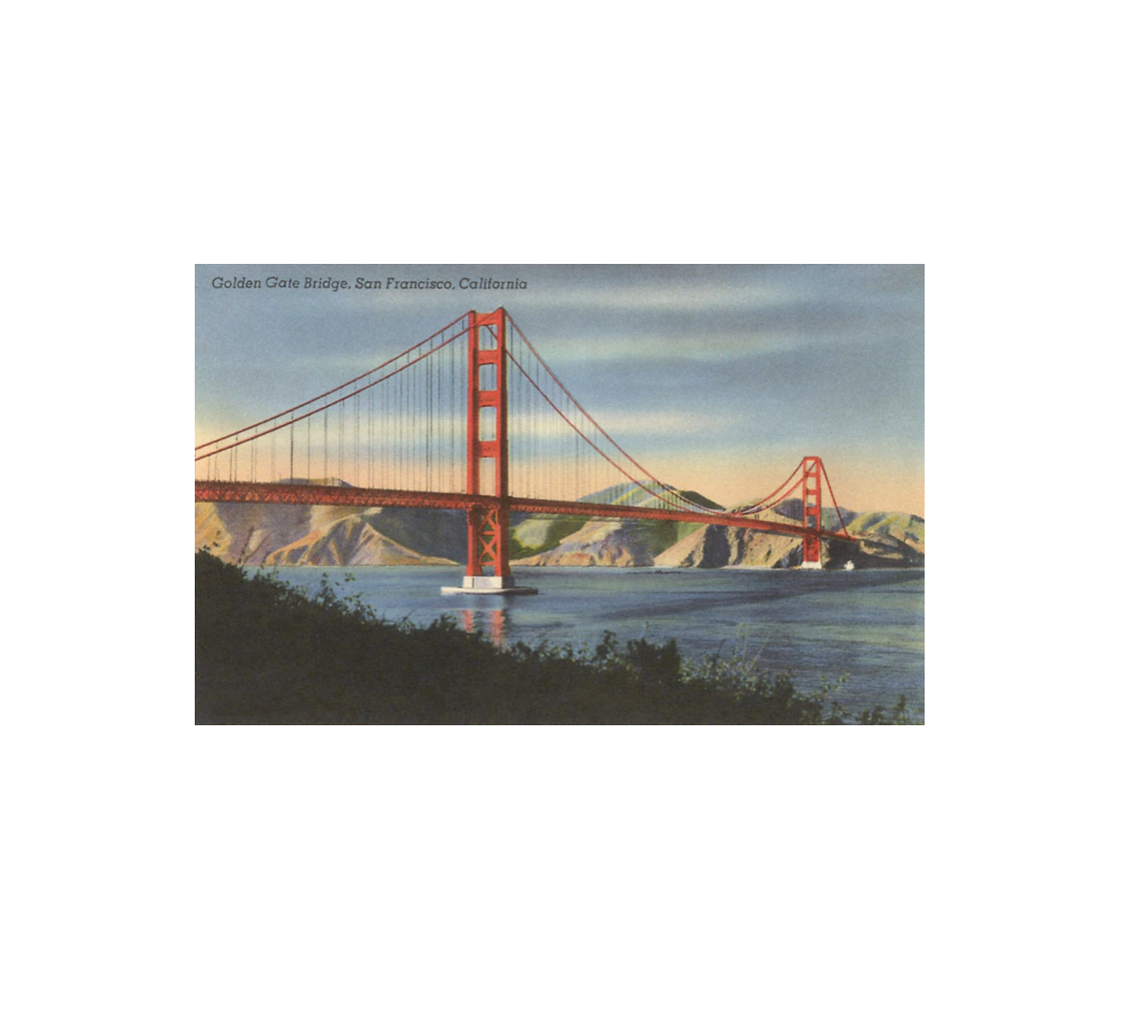 Found - Sticker: Golden Gate Bridge 4