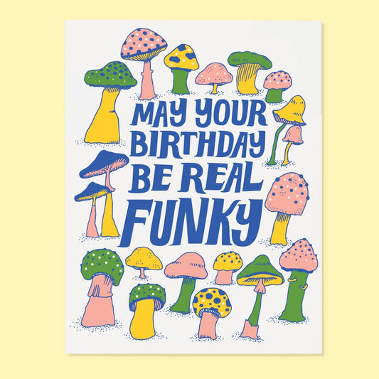 The Good Twin - Funky Birthday Card