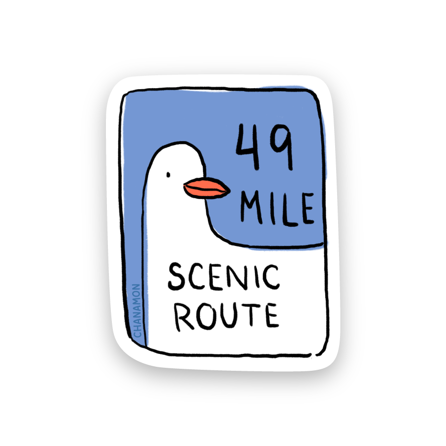 Maison Chanamon - 49 Mile Seagull San Francisco Sticker