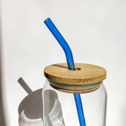 Made by April-Lynn - Blue Glass Straw