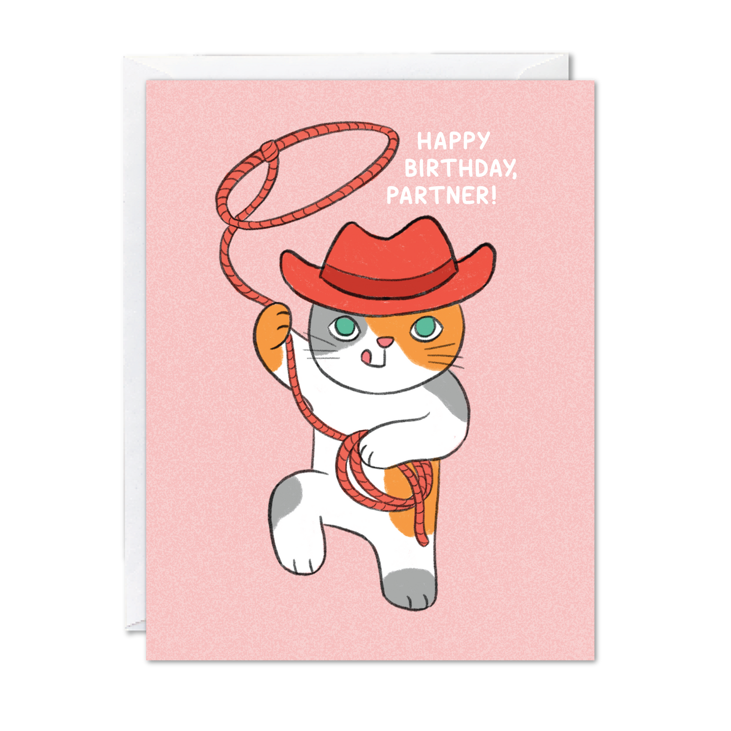 Maison Chanamon - Cat Cowboy Birthday Card