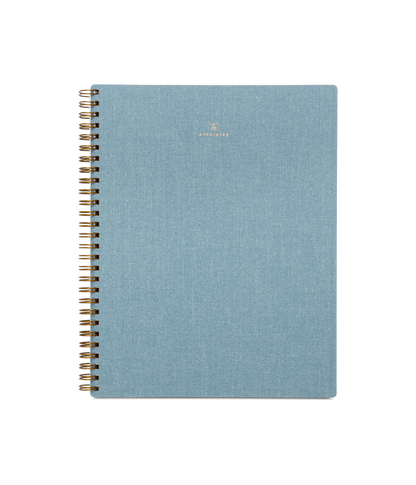 Appointed - Notebook - Chambray Blue - Lined