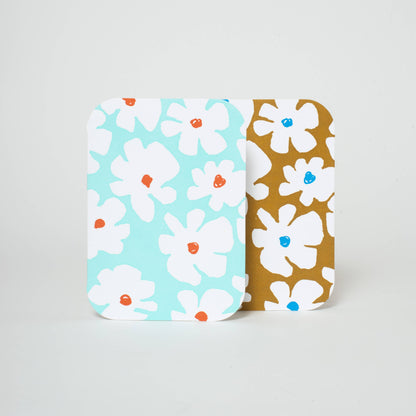 Egg Press Manufacturing - Boxed Set Big Flowers Blank Letterpress Greeting Cards by Egg Press