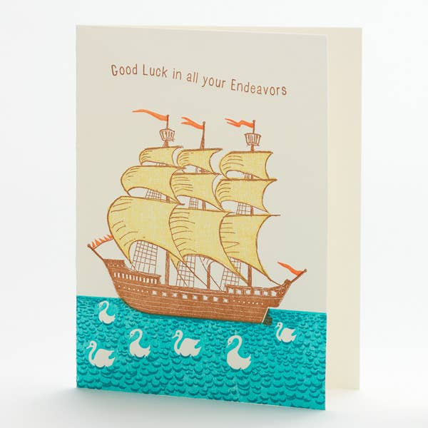 Ilee Papergoods - Ship Notecard