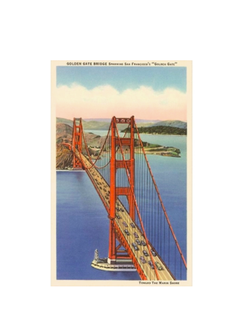 Found Image - SF-72 Golden Gate Bridge Magnet