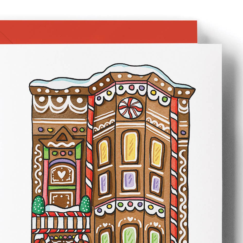 Brenna Daugherty - San Francisco Gingerbread House Holiday Card