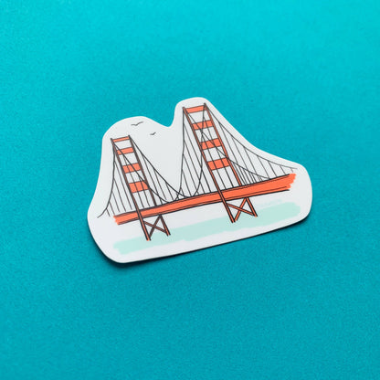 Maison Chanamon - Golden Gate Bridge San Francisco Sticker