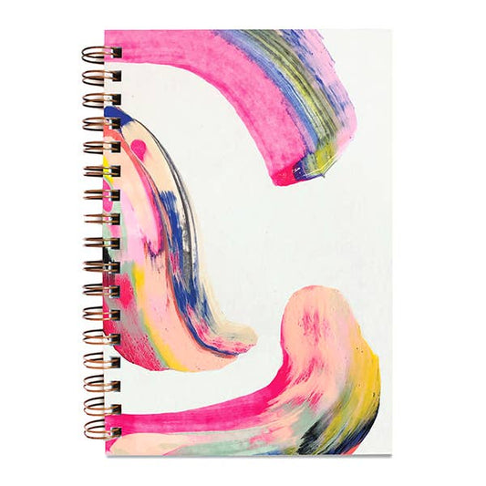 Moglea - Candy Swirl Painted Notebook