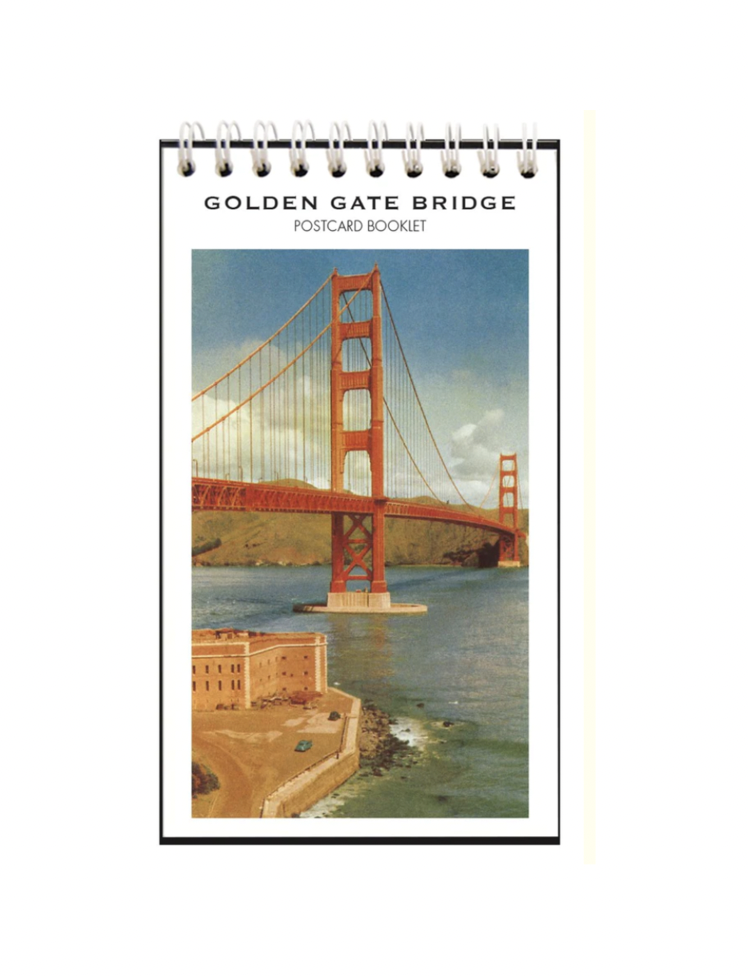 Found Image - GOLDEN GATE BRIDGE Postcard Booklet -