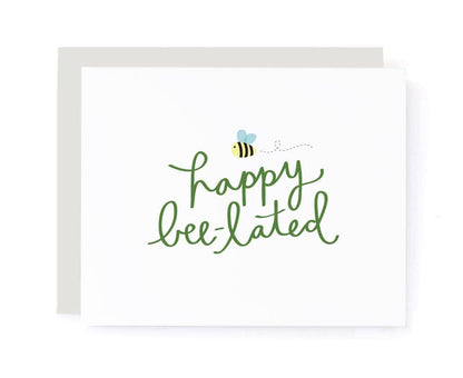 A Jar Of Pickles - Happy Bee-lated Birthday Belated Card