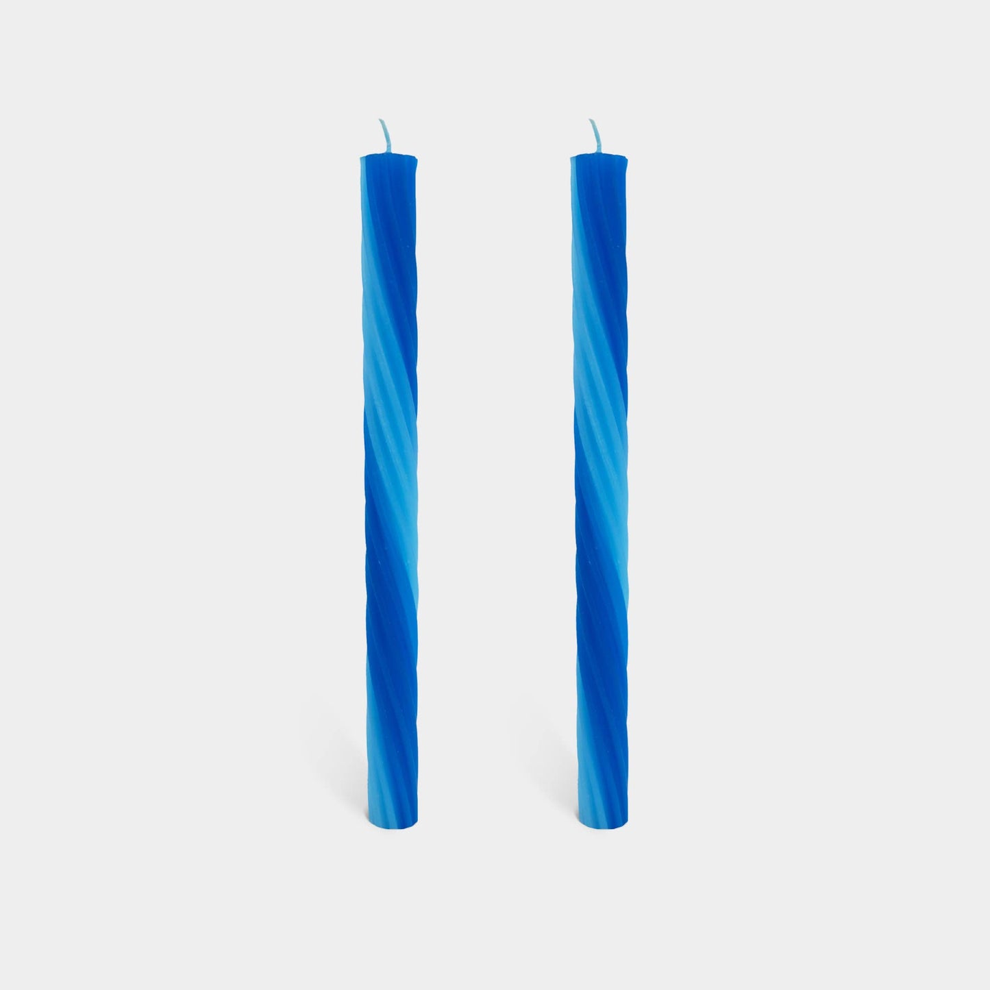 Lex Pott - Rope Candle Sticks by Lex Pott - Blue (2 pack)