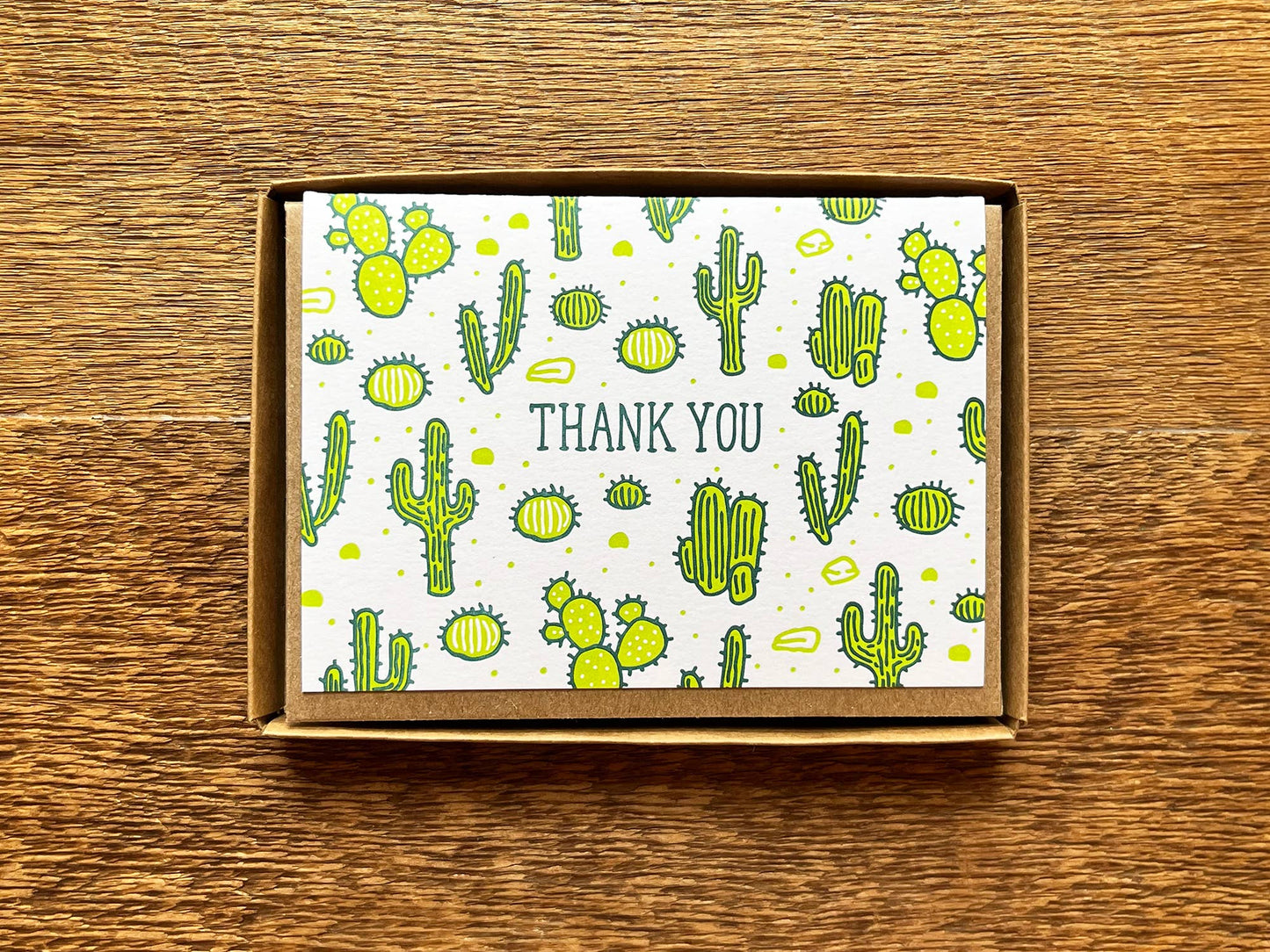 Noteworthy Paper - Cactus Thank You Card: Boxed Set of 6