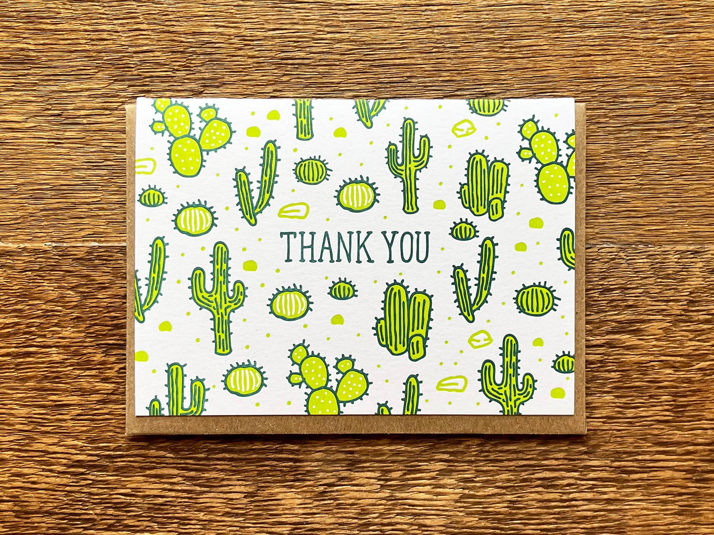 Noteworthy Paper - Cactus Thank You Card: Boxed Set of 6