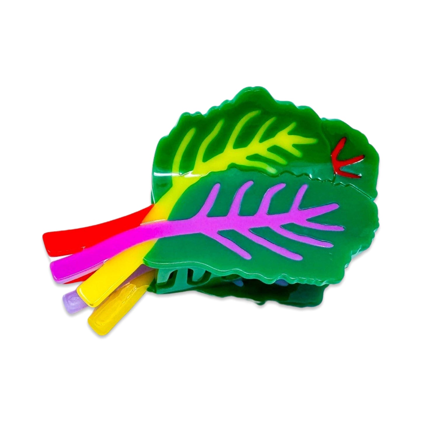 Jenny Lemons - Rainbow Chard Hair Claw
