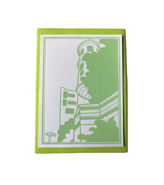 Anne Breedlove - Macondray Lane Card - Green - A6