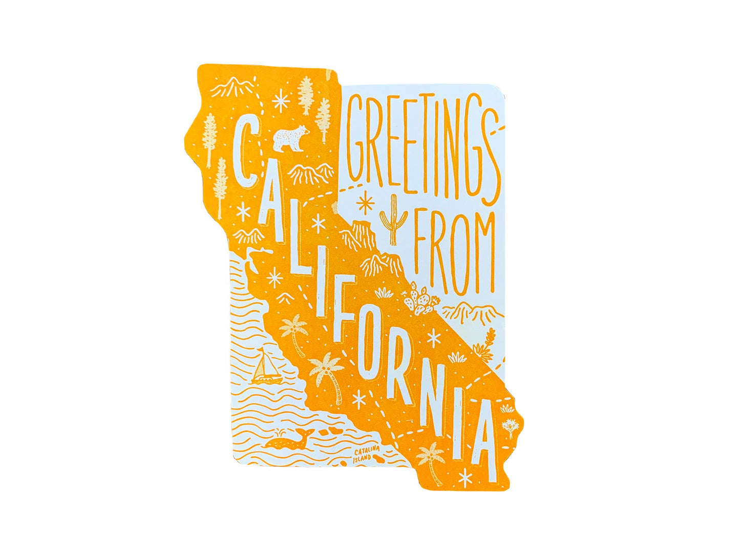 Noteworthy Paper - California State Postcard