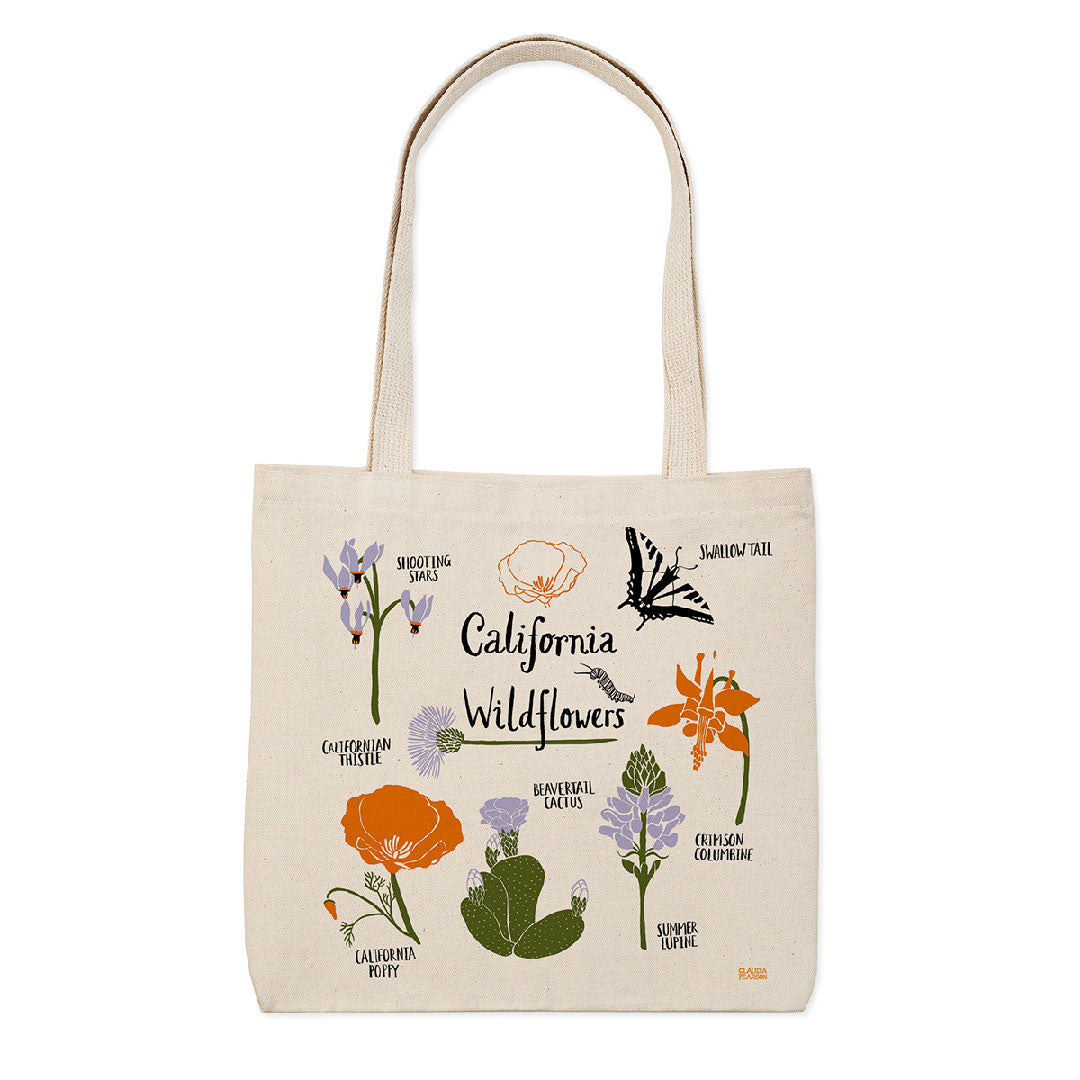 Claudia Pearson - California Wildflower Everyday Tote