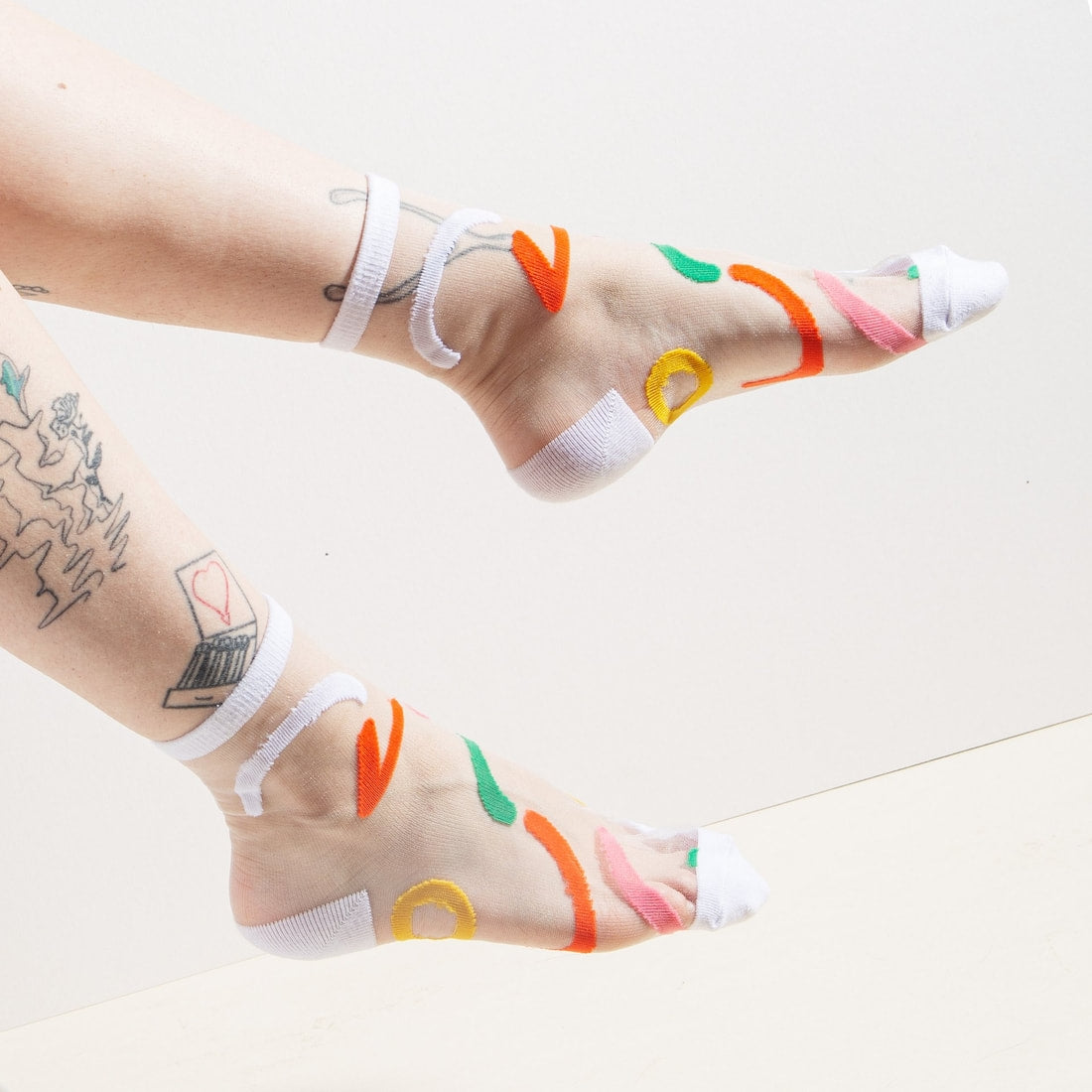 Poketo - Sheer Socks Outline - One size