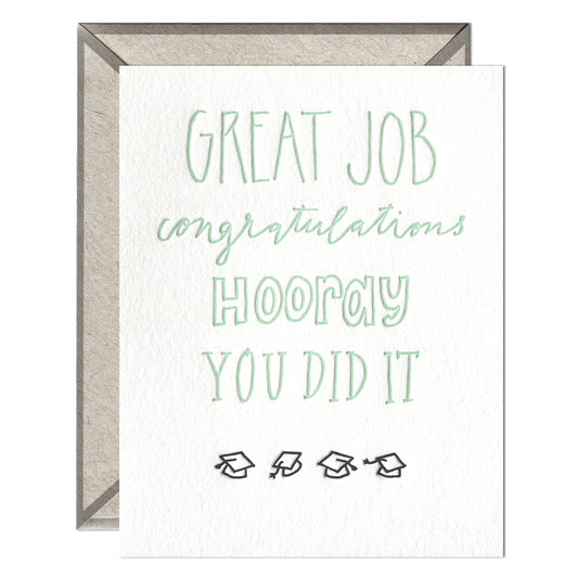 INK MEETS PAPER - Congrats Graduate - Graduation card