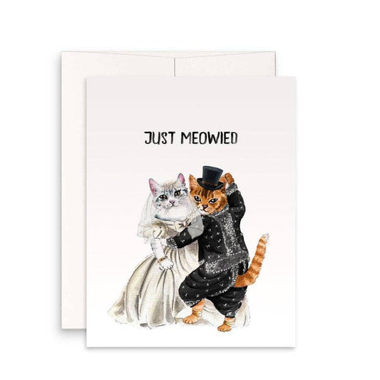 Liyana Studio - Cat Wedding Dance - Funny Wedding Card