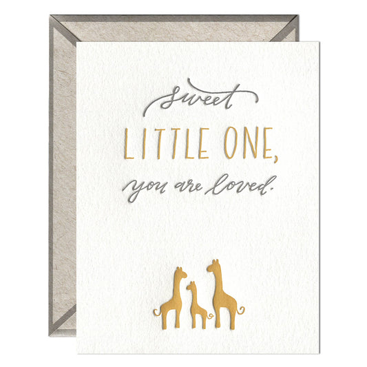 INK MEETS PAPER - Sweet Little One - Baby card